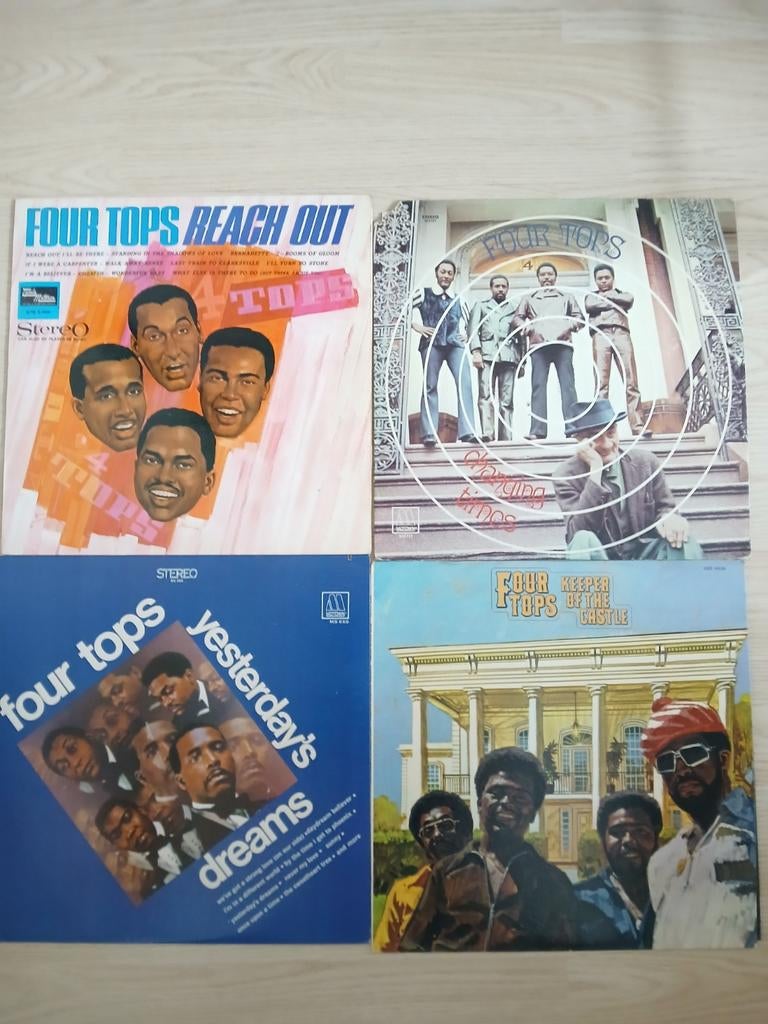 4 lp's van The Four Tops, Cd's en Dvd's, Ophalen of Verzenden, Zo goed als nieuw, 12 inch
