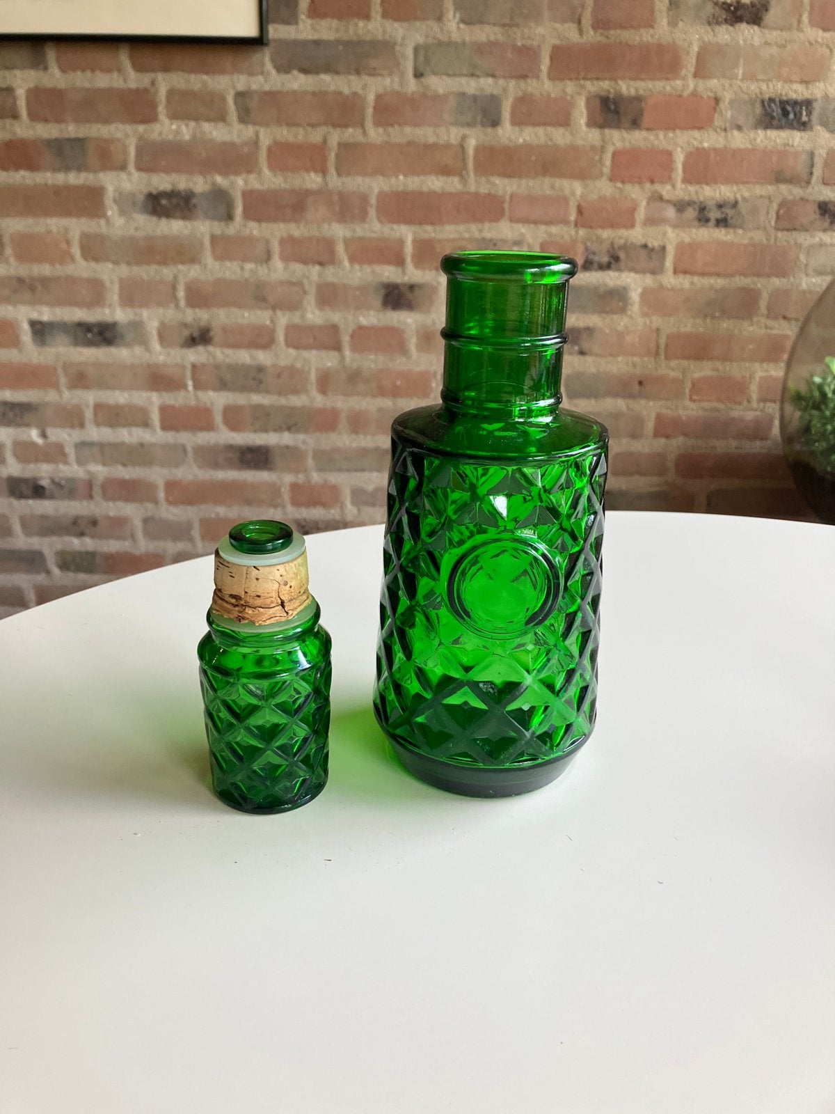 Vintage karaf, Antiek en Kunst, Antiek | Glas en Kristal, Ophalen of Verzenden