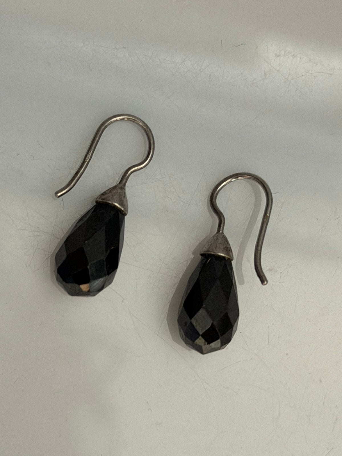 Ti Sento Zwarte druppel oorbellen - Zilverkleurig, Sieraden, Tassen en Uiterlijk, Hangers, Verzenden, Zwart, Zo goed als nieuw