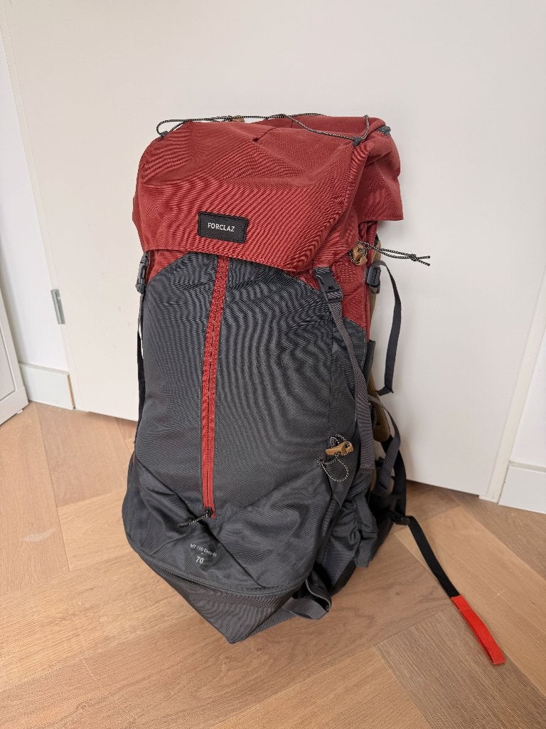 Forclaz/Simond MT100 Easyfit 70L Rugzak, Sport en Fitness, Bergsport en Wandelen, Ophalen, Zo goed als nieuw, Rugzak
