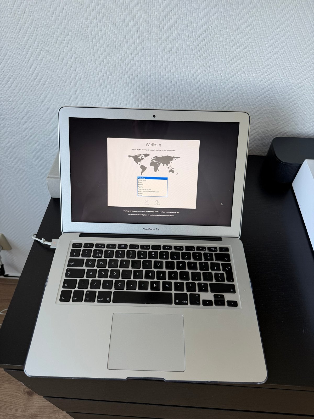 MacBook Air 13 inch -, Computers en Software, Qwerty, 13 inch, Ophalen of Verzenden, Zo goed als nieuw
