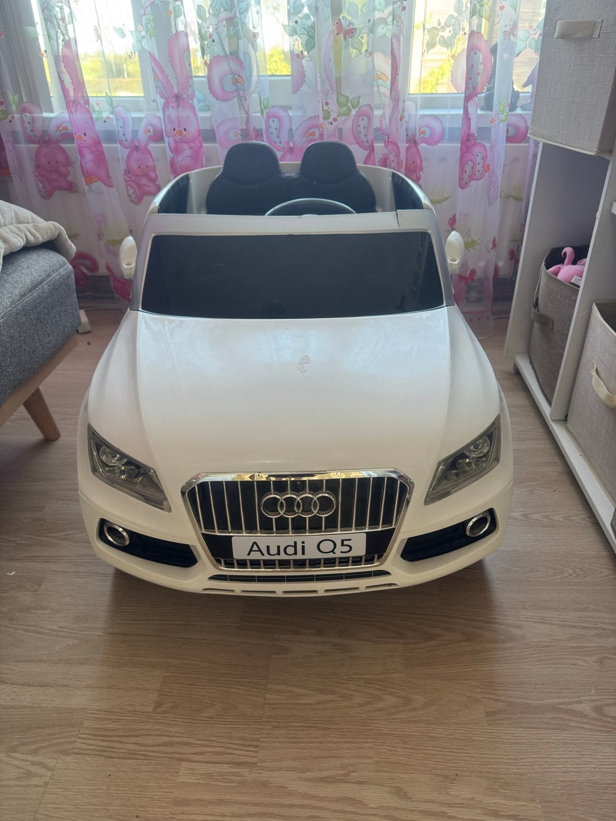 Kinder auto Audi Q5 - Accu leeg, nog steeds leuk!, Ophalen, Gebruikt, Overige typen