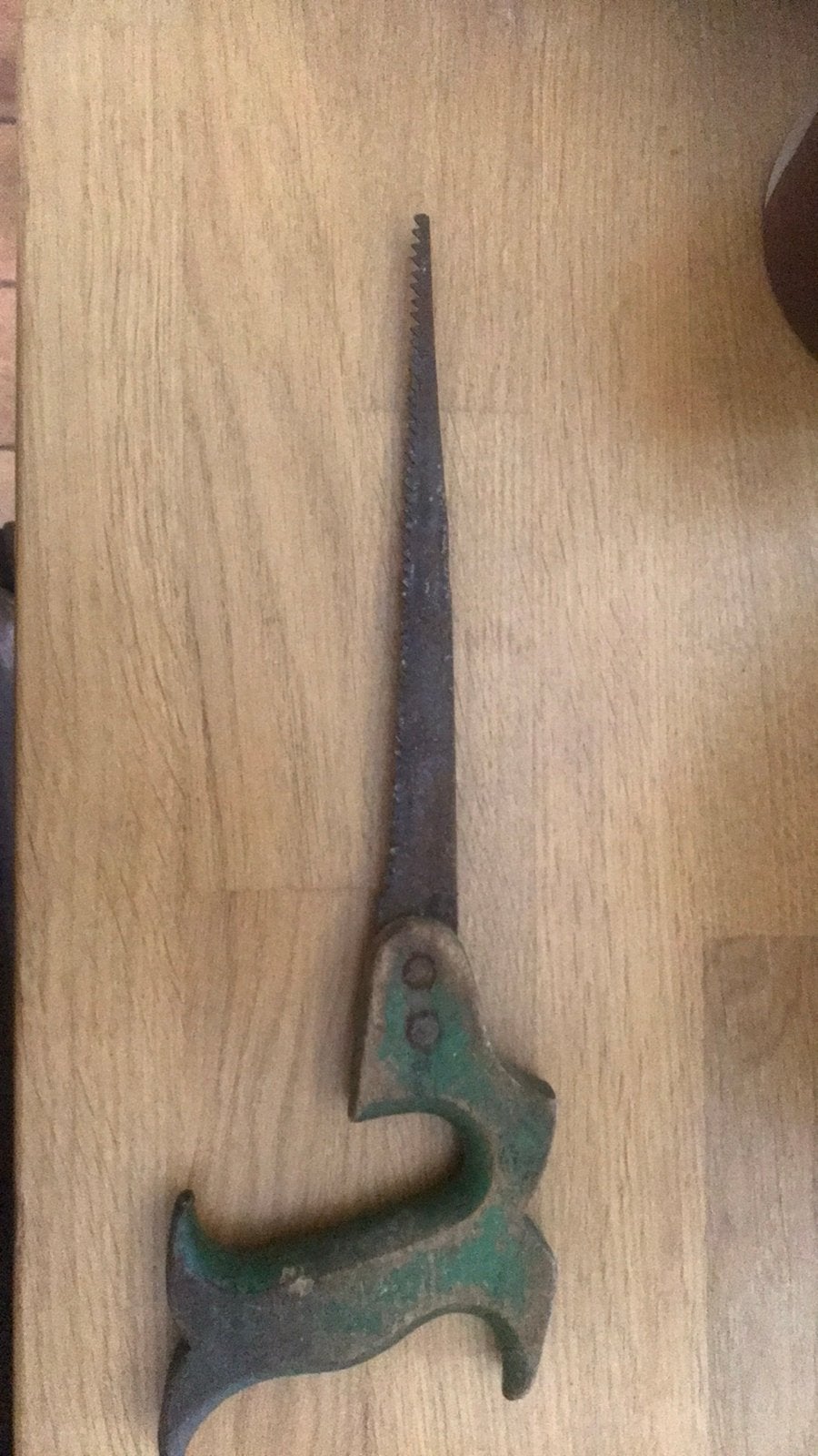 Antieke schrobzaag - Vintage handgereedschap, Antiek en Kunst, Ophalen of Verzenden
