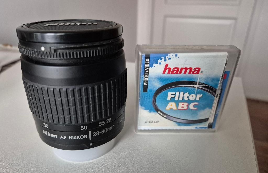 Nikon lens en polarisatiefilter, Ophalen, Gebruikt, Standaardlens, Zoom