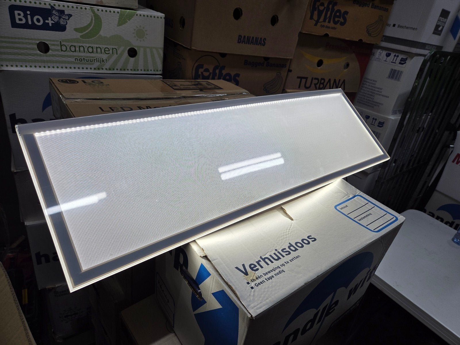 LED Light Box Paneel - 100x30 cm - Nieuw in doos, Wit, Overige merken, Onbekend, Nieuw