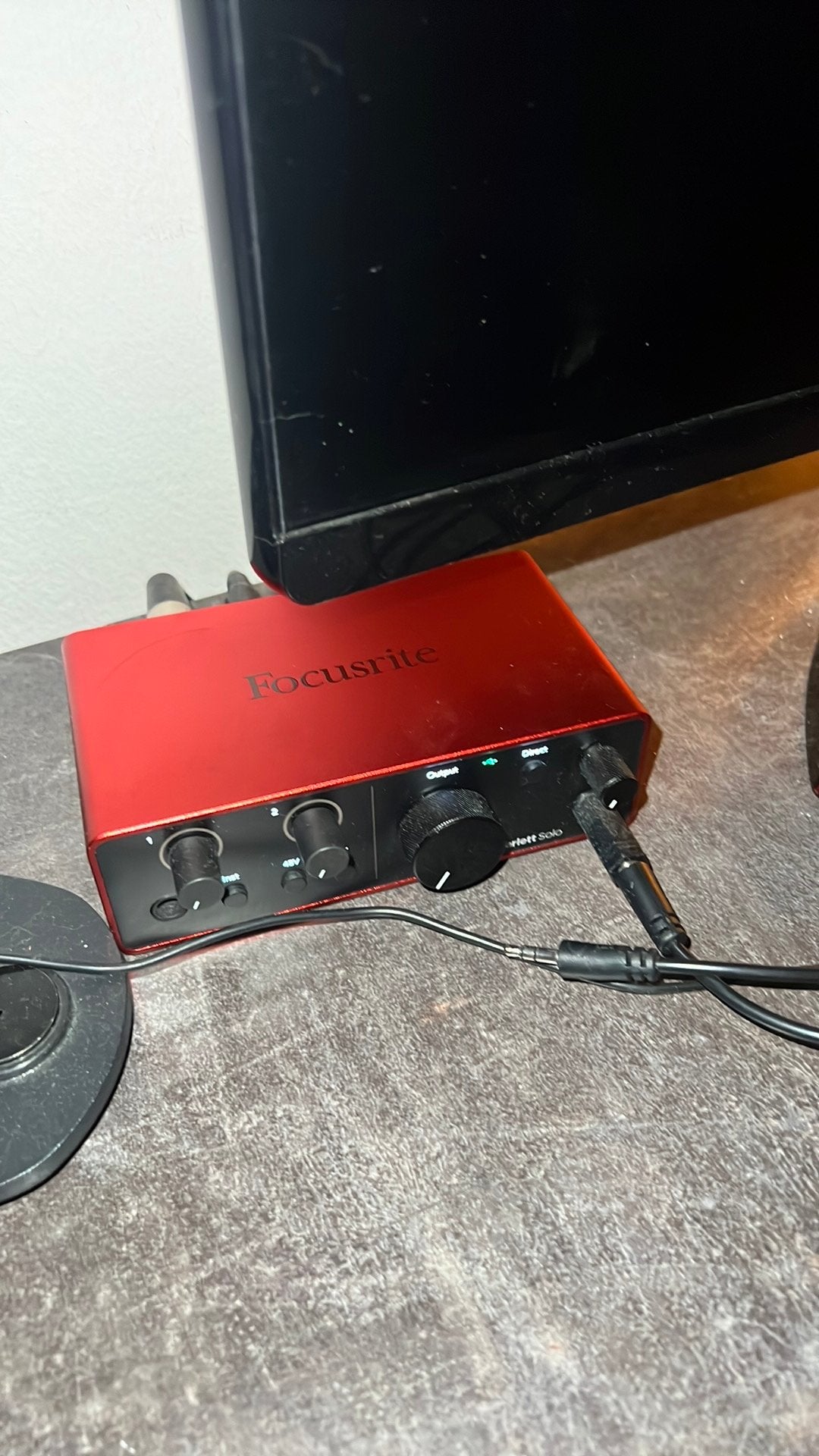 Focusrite Scarlett Solo, Ophalen of Verzenden, Zo goed als nieuw, Studiomicrofoon