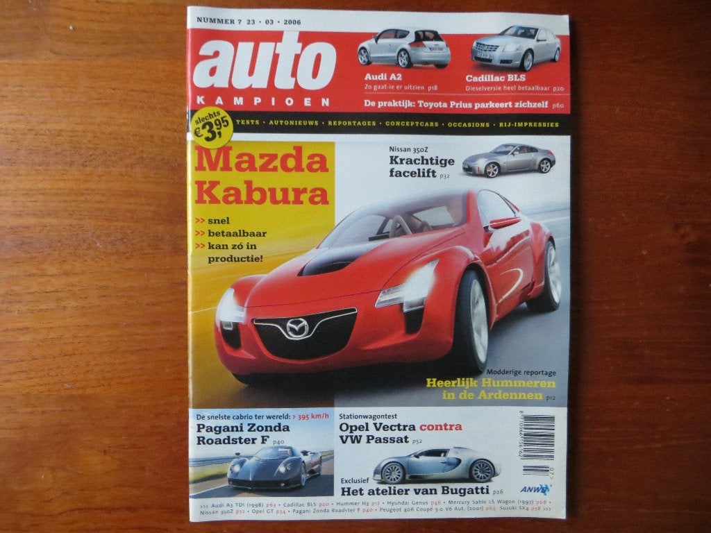 Autokampioen 7 2006 Pagani, Bugatti, 350Z, Kabura, SX4, H3, Ophalen of Verzenden, Nieuw, Nissan