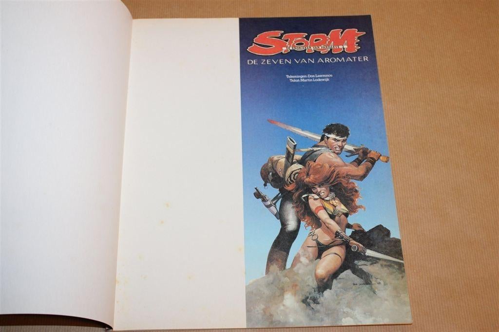 Storm 12 — De Zeven van Aromater [1e Druk 1984], Eén stripboek, Ophalen of Verzenden, Gelezen