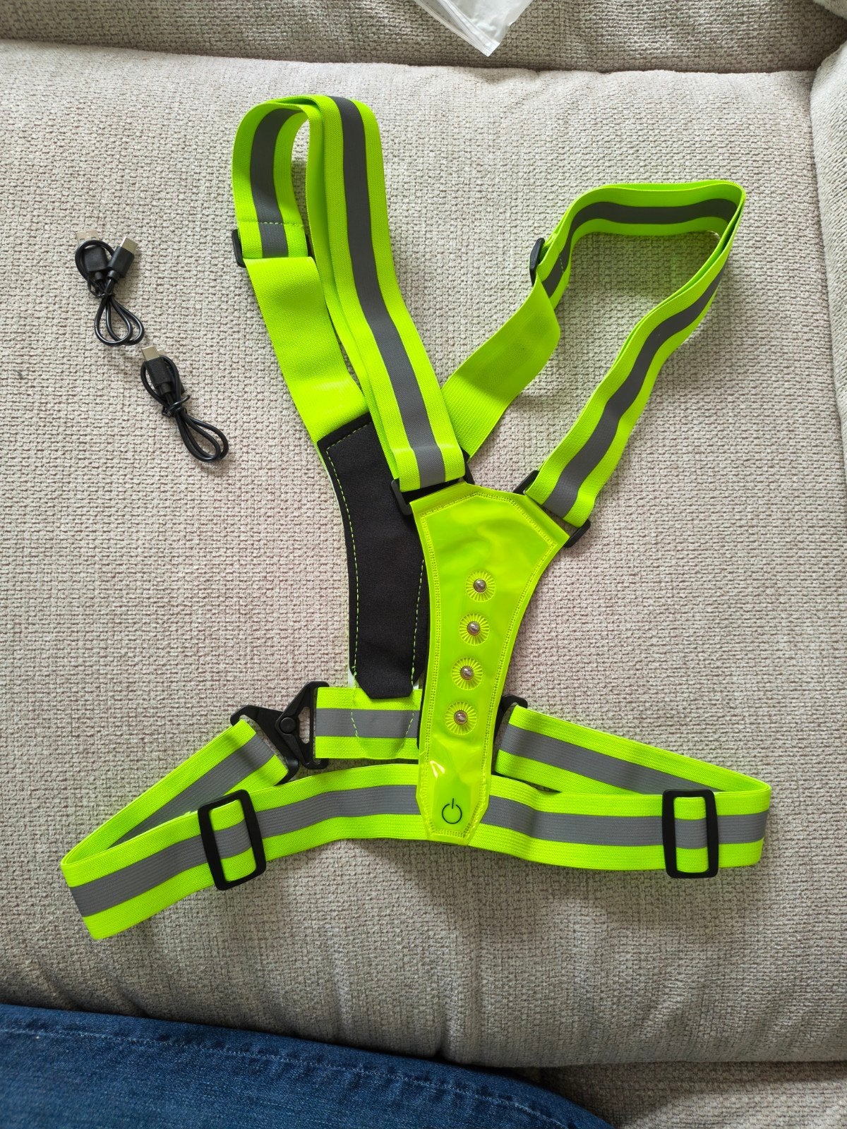 Hardloop Veiligheidsvest met LED Verlichting, Overige typen, Nieuw, Hardlopen, Ophalen