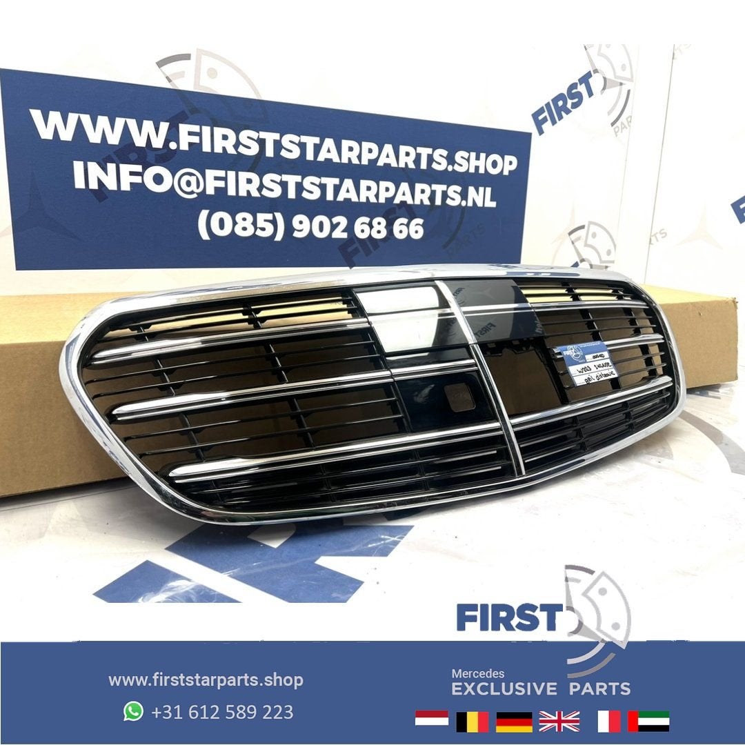 W223 S Klasse DISTRONIC BUMPER GRIL 2024 Origineel Mercedes, Gebruikt, -, Ophalen of Verzenden, -