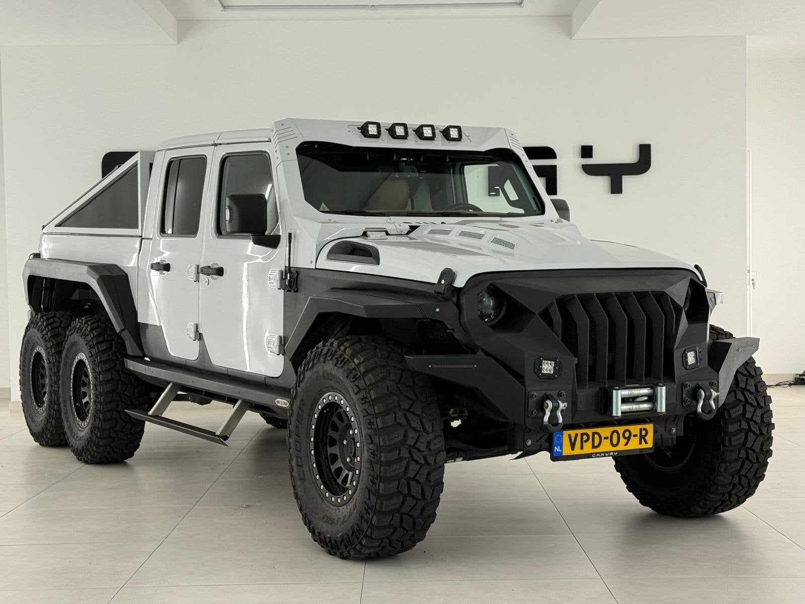 Jeep Gladiator Greenhill 6x6 Uniek Lier Leder Brute machine, Gebruikt, Euro 6, Diesel, Vierwielaandrijving