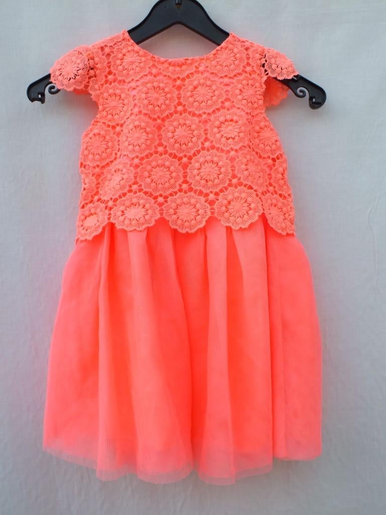 Super schattige roze jurk. Kant, tule Mt 80. Merk Early Days, Kinderen en Baby's, Babykleding | Maat 80, Meisje, ., Jurkje of Rokje