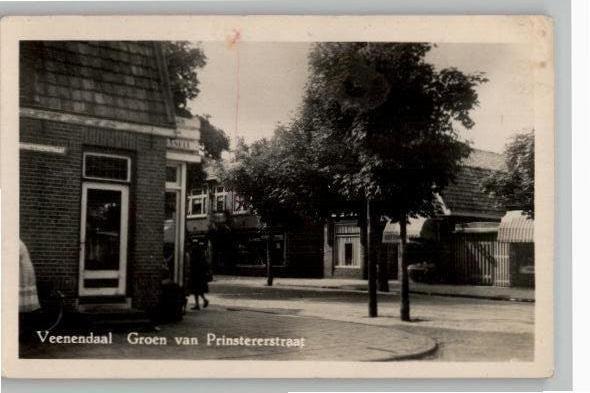 Veenendaal Groen van Prinstererstraat st 1950, Ophalen of Verzenden, 1940 tot 1960, Gelopen, Utrecht