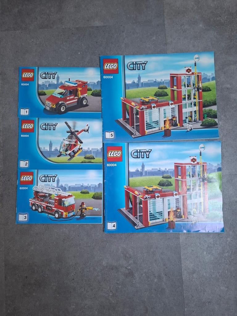 Lego City 60004 Brandweerkazerne, Ophalen of Verzenden