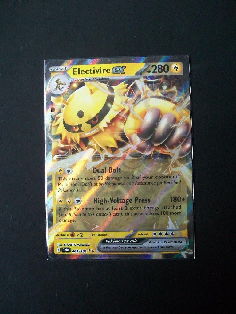 2054: Nieuwe Pokemon Kaart ELECTIVIRE EX HP 280 (069/182), Verzenden, Nieuw, Losse kaart, Foil