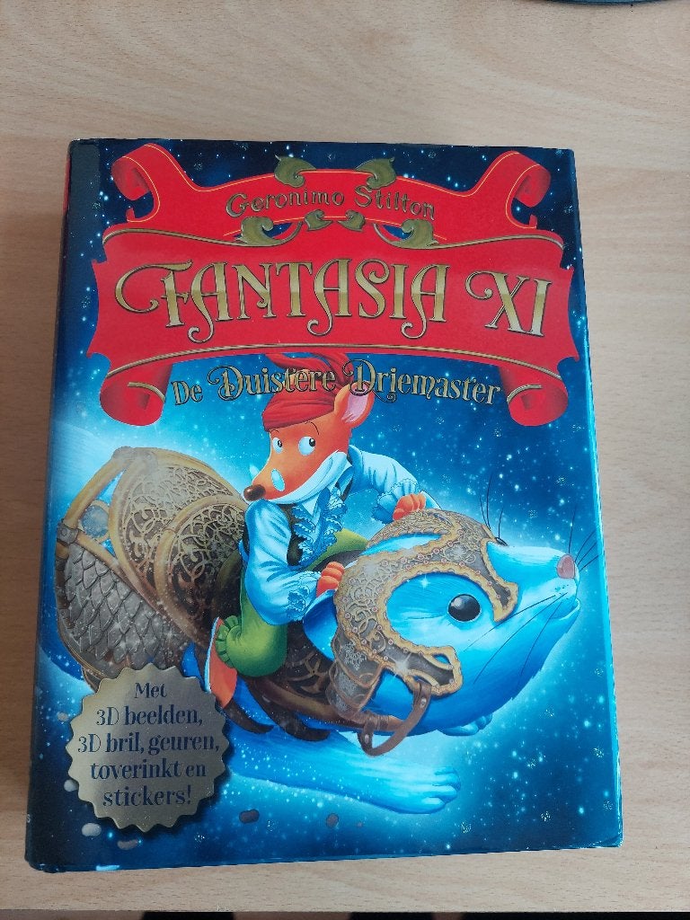 Aangeboden zgan leesboek Fantasia XI, Ophalen, Fictie algemeen, Geronimo Stilton, Zo goed als nieuw