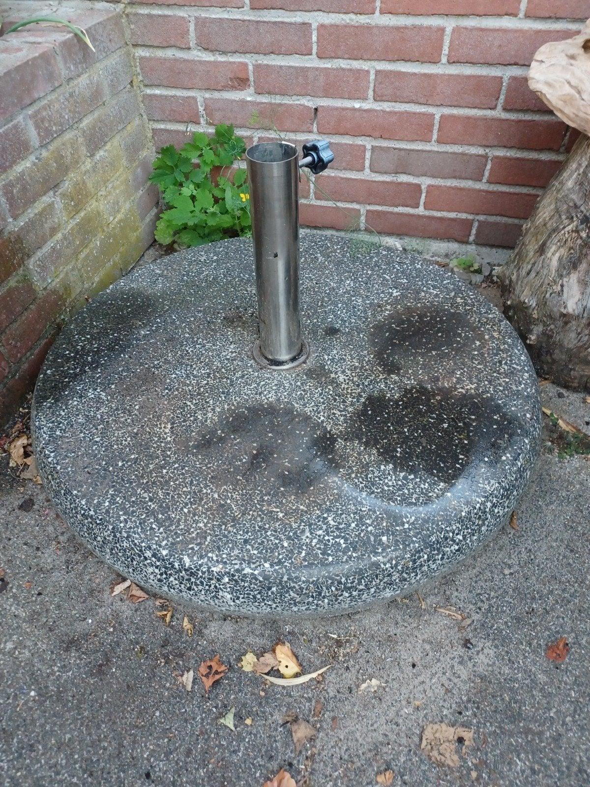 Zeer stevige parasolvoet / graniet, Ophalen, Minder dan 1 meter, Parasolvoet