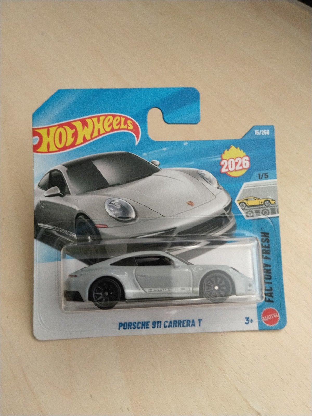 Hotwheels porsche 911 Carrera T hot wheels, Ophalen of Verzenden, Nieuw, Auto