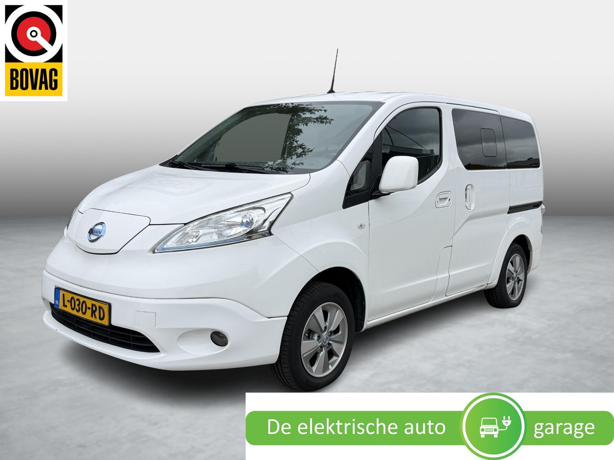 Nissan e-NV200 Evalia 40 kWh Connect Edition 7p | WORDT VERW, Auto's, Nissan, 7 stoelen, Wit, Origineel Nederlands, 1594 kg