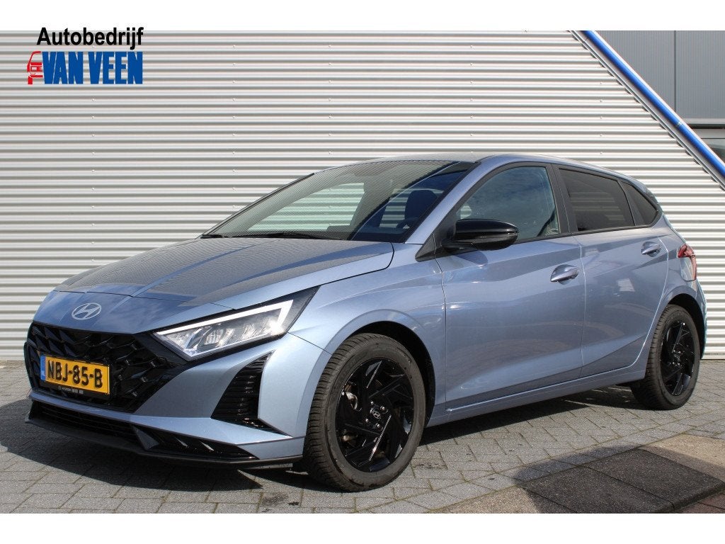 Hyundai i20 1.0 T-GDI Comfort Blackline, Automaat, Gebruikt, Blauw, 1070 kg