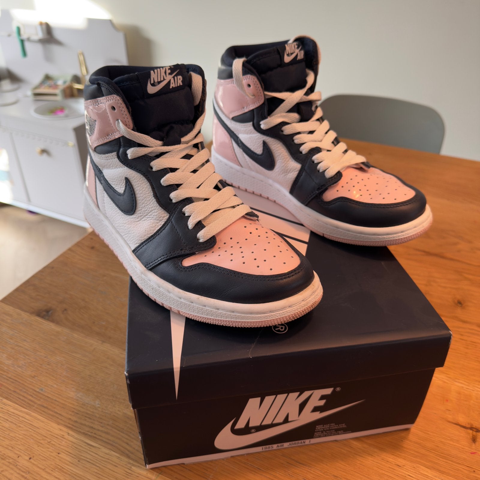 Nike Jordan High Atmosphere, Kleding | Dames, Schoenen, Ophalen of Verzenden, Roze, Sneakers of Gympen, Zo goed als nieuw