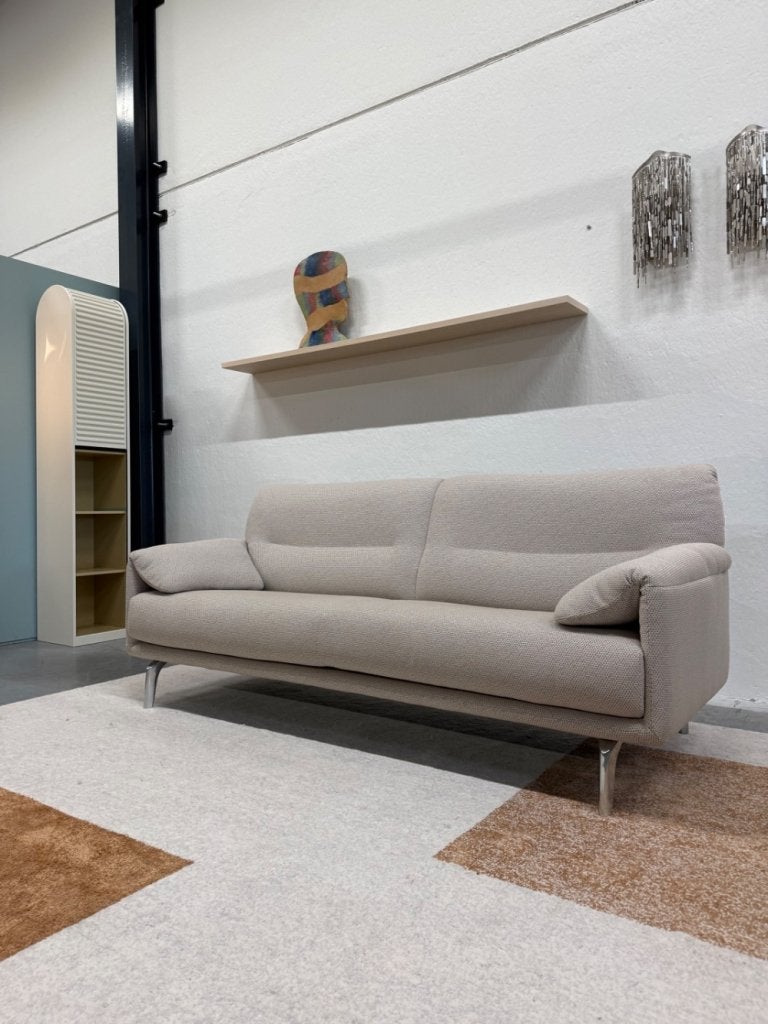Als nieuw Leolux Bora Balanza 3 Zits Hoog Stof 208, Leolux, Info@leolux.nl, Driepersoons, 75 tot 100 cm