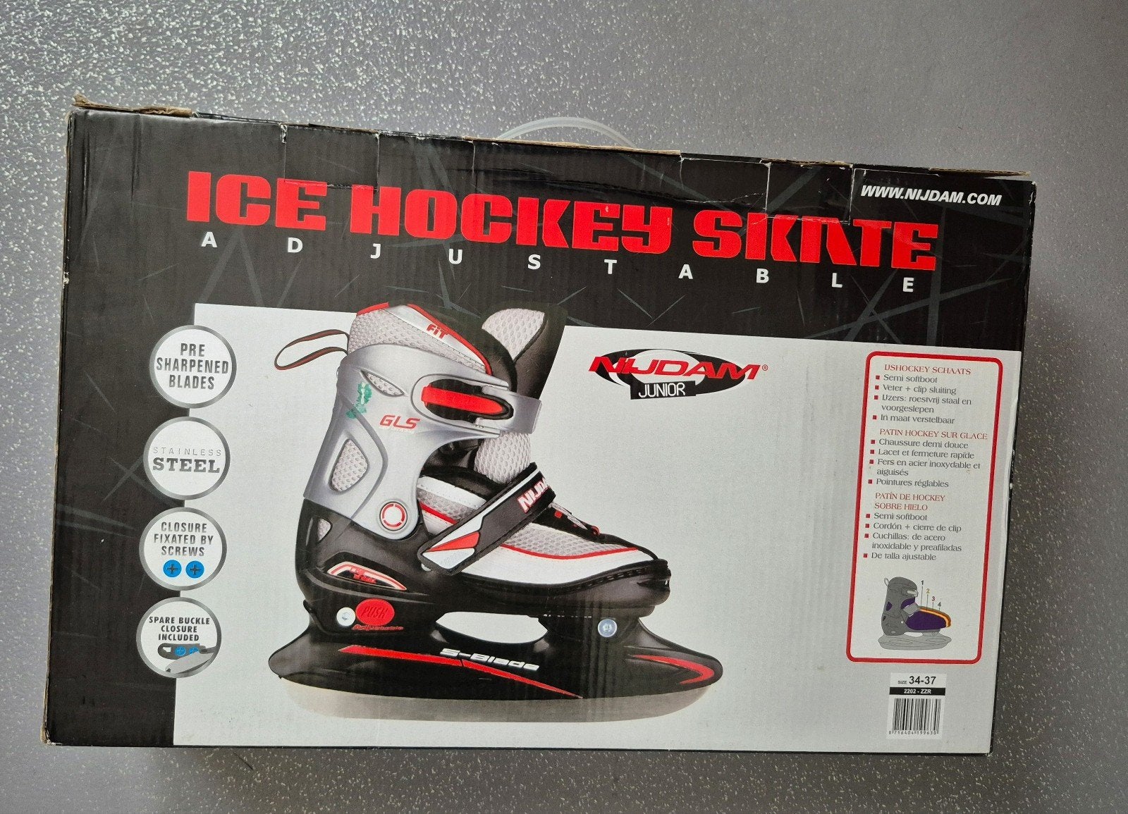 ijshockey schaatsen Nijdam maat 34-37, Sport en Fitness, Ophalen of Verzenden, Nieuw, Schaatsen