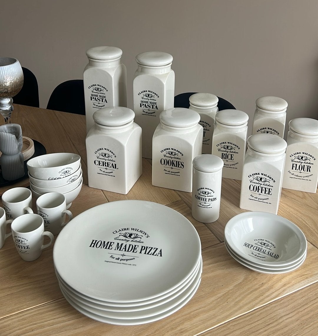 Claire Wilson servies, Ophalen, Zo goed als nieuw, Porselein, Overige stijlen