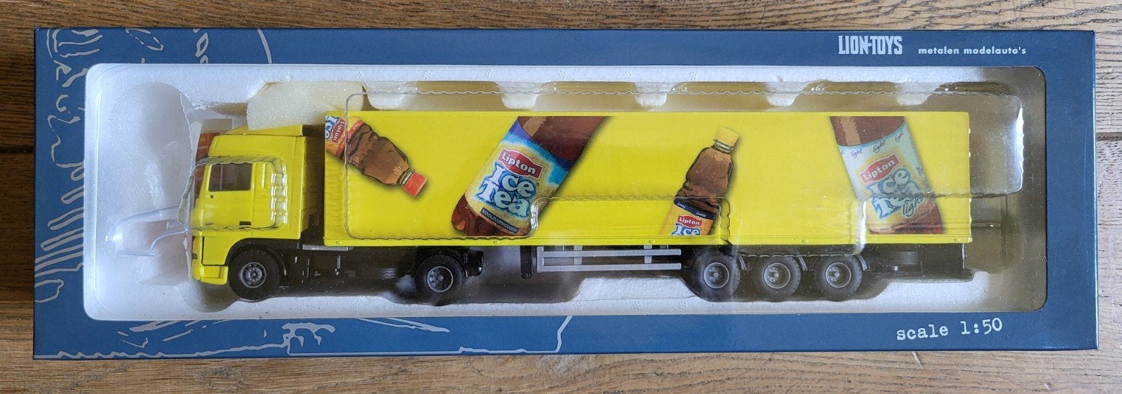 Lion Toy - NIEUW - Lipton ice tea, Ophalen of Verzenden, Nieuw, 1:5 t/m 1:8, Bus of Vrachtwagen