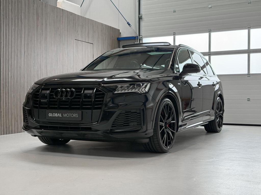 Audi Q7 60 TFSI e Quattro Competition - LUCHTVERING - PANORA, Auto's, Audi, Bedrijf, Te koop, Q7, 360° camera, 4x4, ABS, Achteruitrijcamera