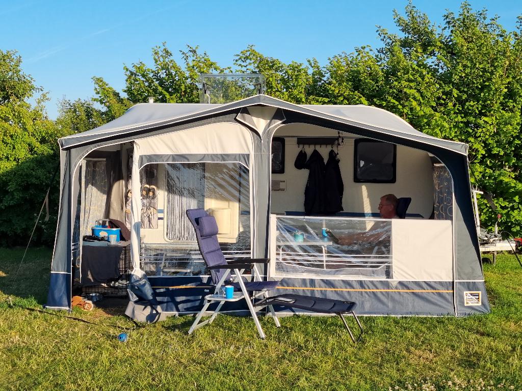 Dorema Voortent Ancona XL 270, maat 10, Ophalen, Gebruikt, Ten Cate All Season 240g/m2, Dorema