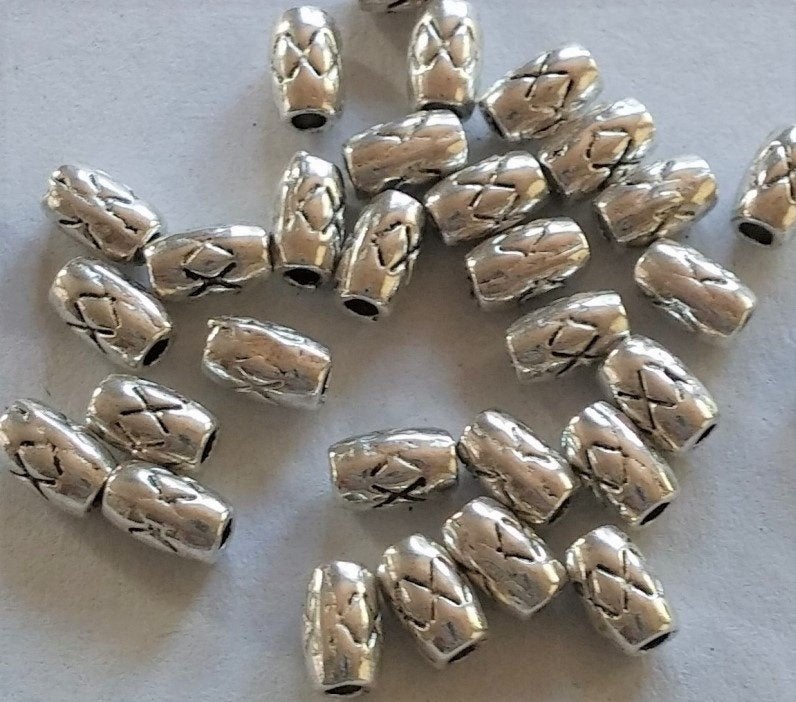 TIBETAANS ZILVEREN kralen spacers links, Info@hobbymagic.nl, Kraal, Hobbymagic, Nieuw
