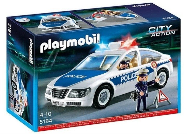 Playmobil 5184 Politieauto, Voertuig, Ophalen of Verzenden, Zo goed als nieuw, City action