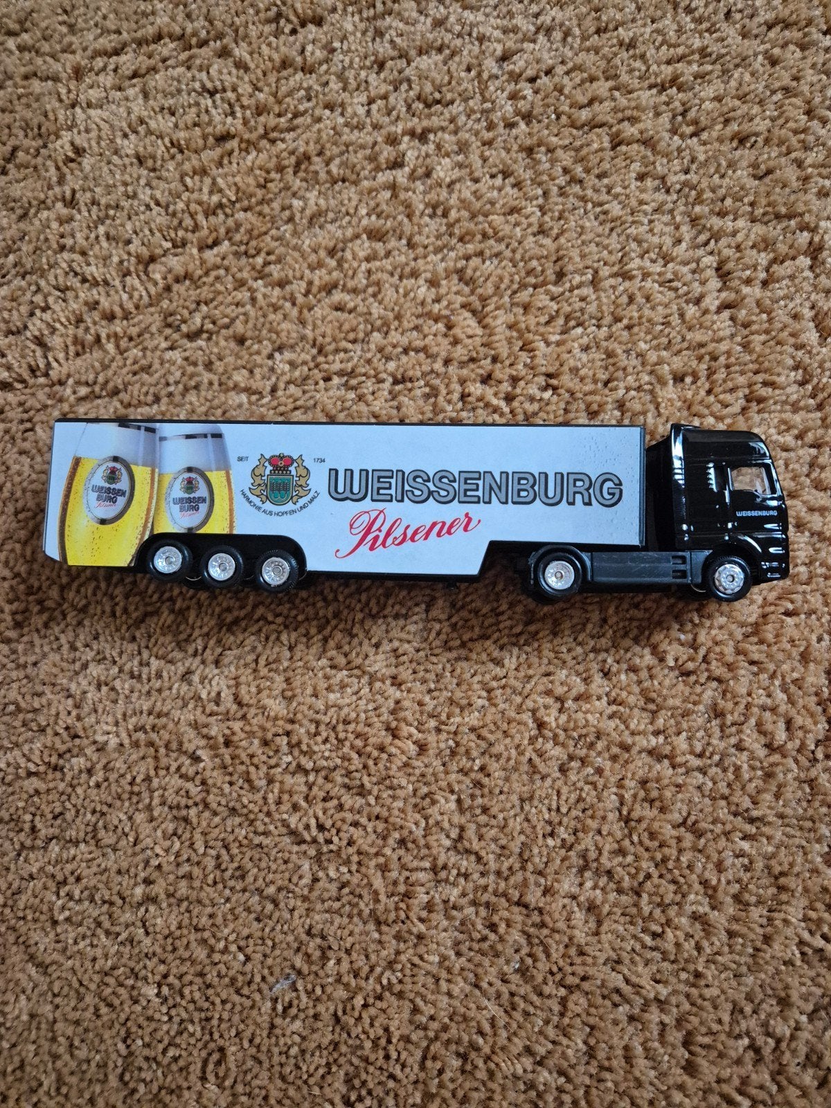 Weissenburg pilsener vrachtwagen 1:87, Ophalen of Verzenden, Nieuw, Bus of Vrachtwagen, Overige merken