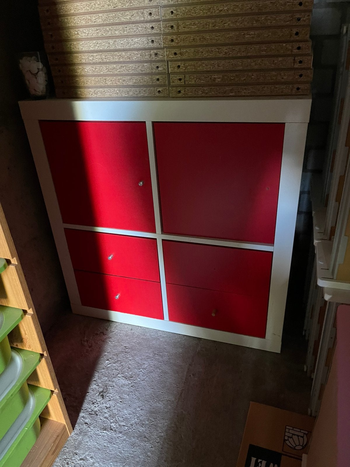 Ikea expedit / KALLAX 4 inzetten, Ophalen, Gebruikt