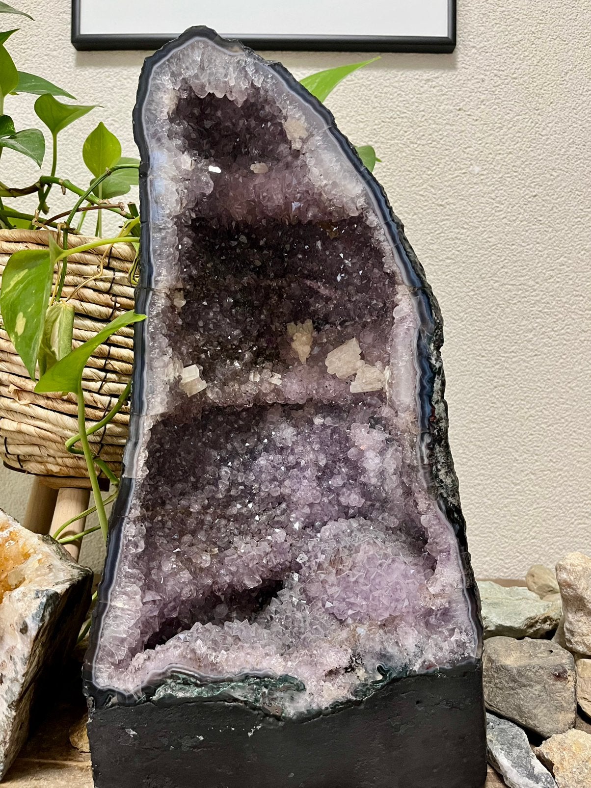 Amethyst geode, Ophalen