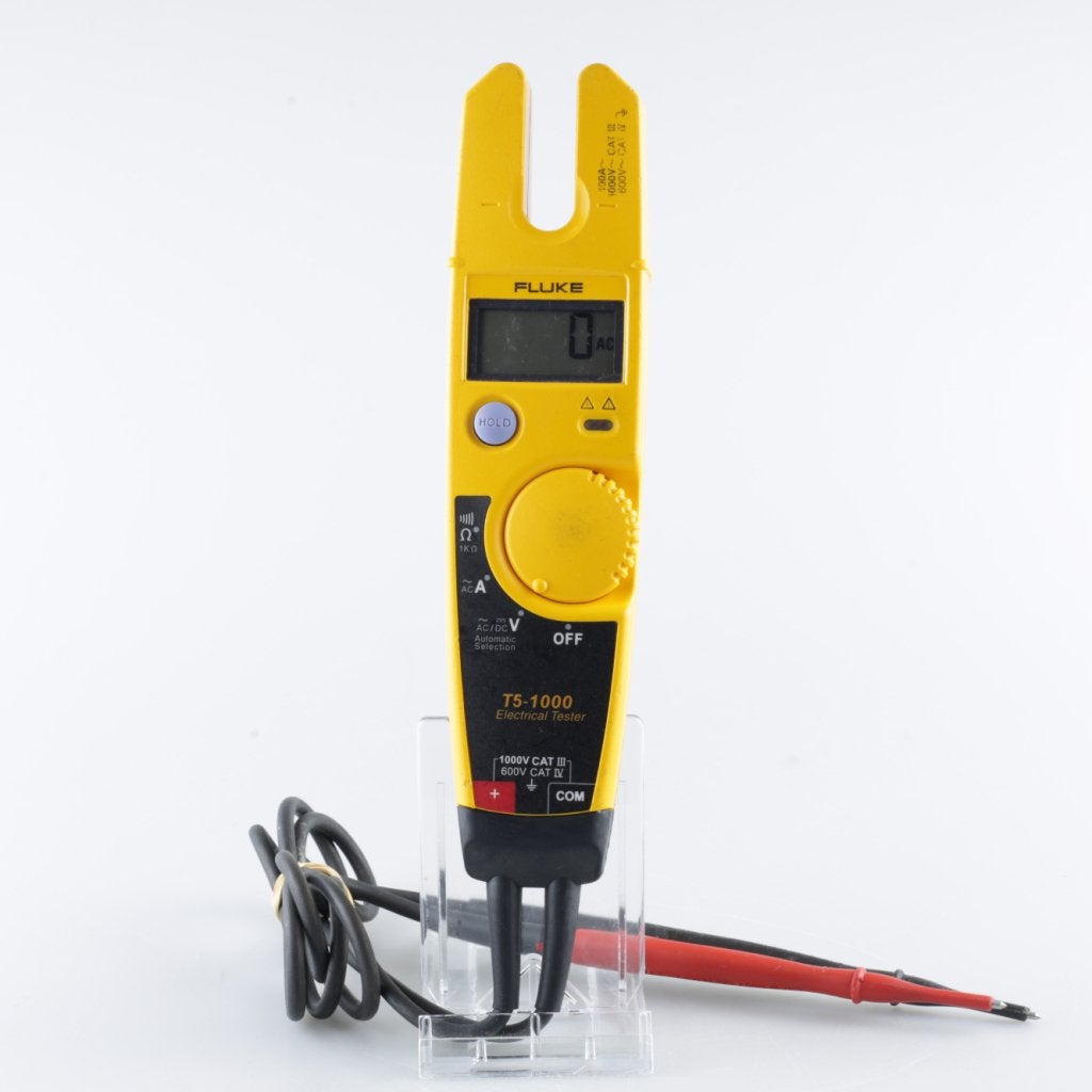 Fluke T5-1000 Tweepolige spanningstester CAT III 1000 V LCD, Fluke, Zo goed als nieuw, https://www.fluke.com/nl-nl/ondersteuning/contact