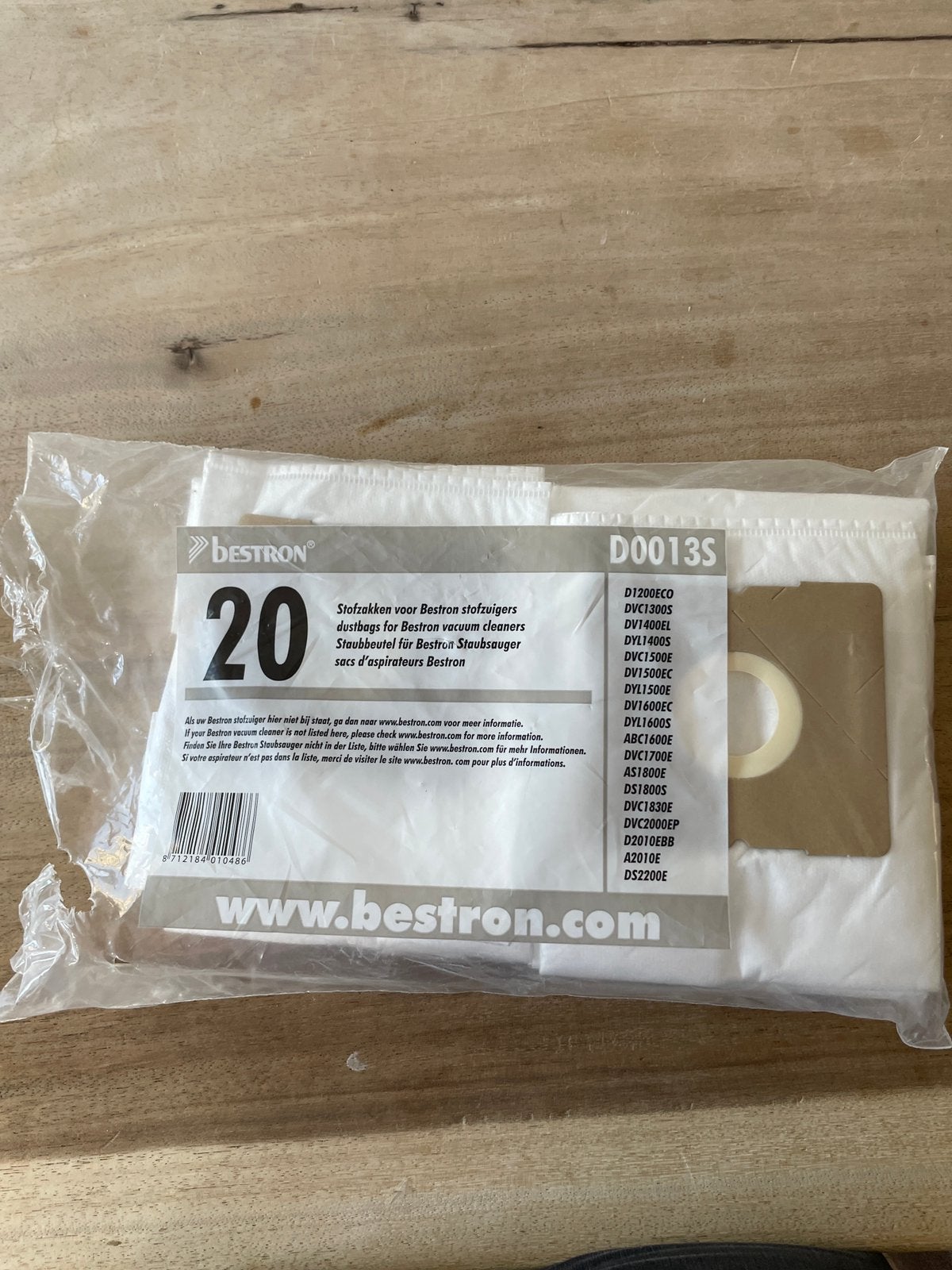 15 stuks Bestron stofzuigerzakken D0013S, Witgoed en Apparatuur, Ophalen of Verzenden, Nieuw