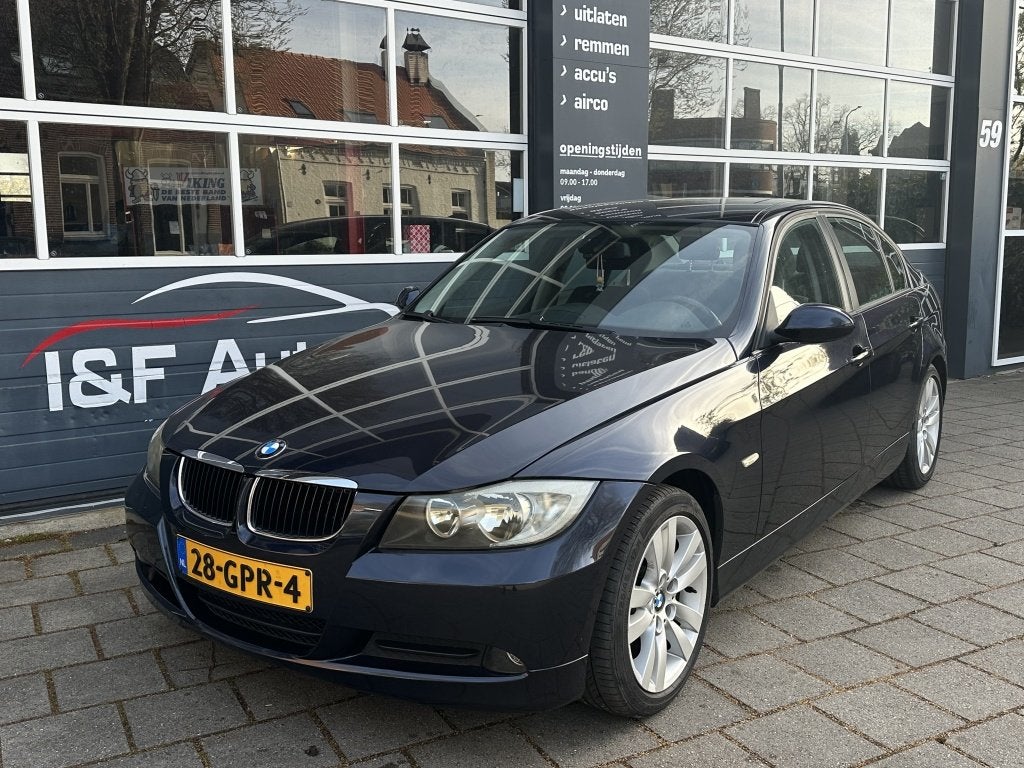 BMW 3-serie 316i Business Line NAP (bj 2008), Auto's, Gebruikt, 1599 cc, 4 cilinders, Blauw