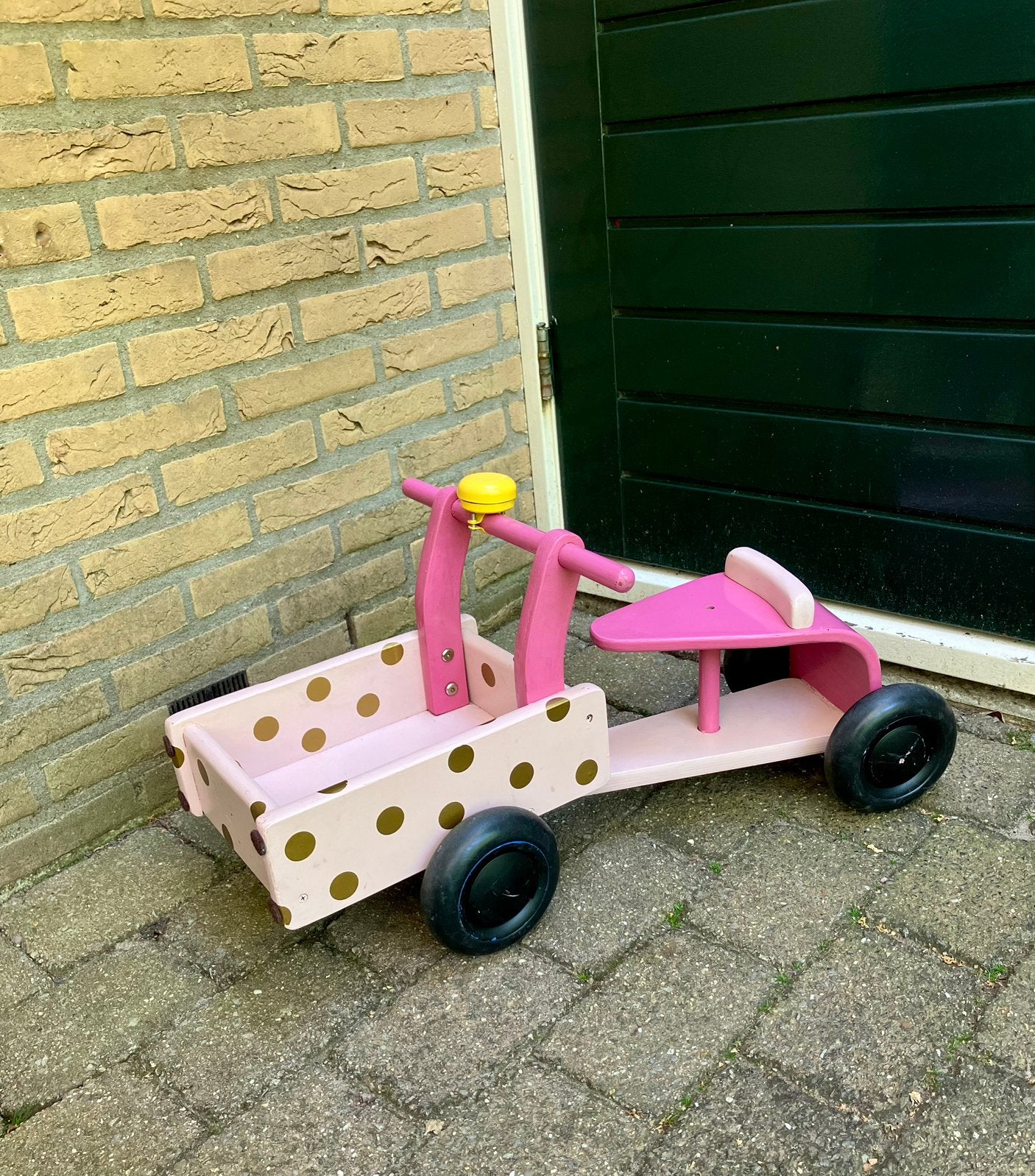 Houten kinder(loop)fietsjes plus kinderstoel, Ophalen, Gebruikt, Overige merken