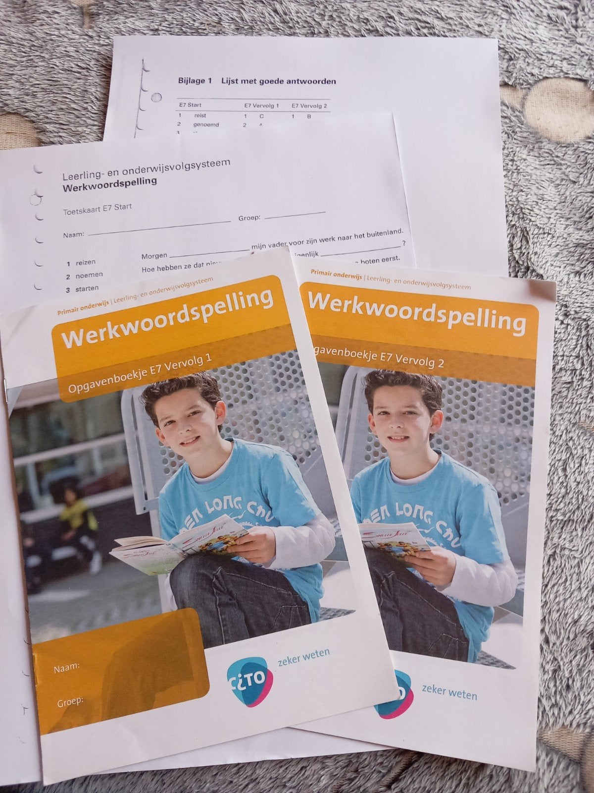 Groep 7 Werkwoordspelling Opgavenboekje E7 Vervolg 1 & 2 Cit, Ophalen of Verzenden, Zo goed als nieuw
