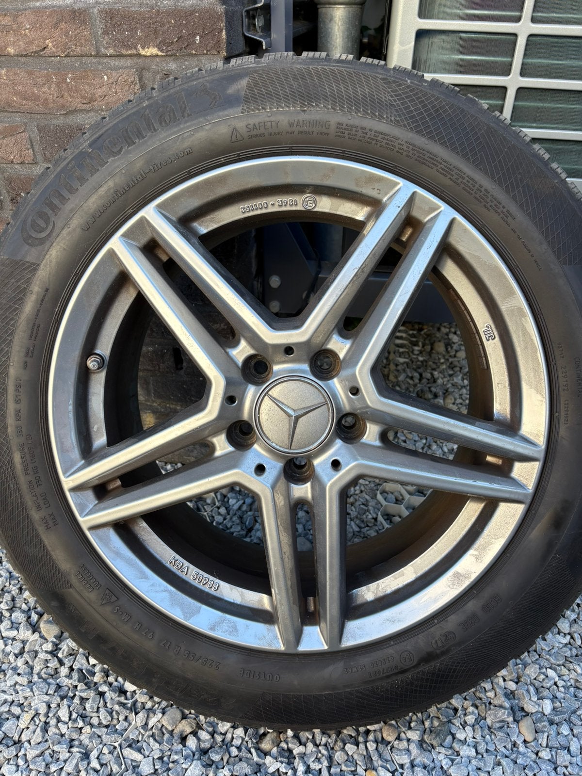 Mercedes e-klasse ( s213 / w213 ) winterwielen., Auto-onderdelen, Ophalen, Gebruikt, Banden en Velgen, 17 inch