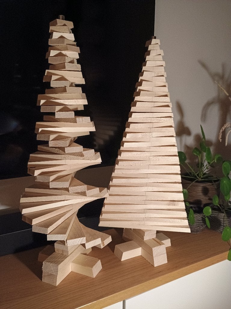 Houten Spiraal Kerstboom 55 cm, Diversen, Ophalen, Nieuw