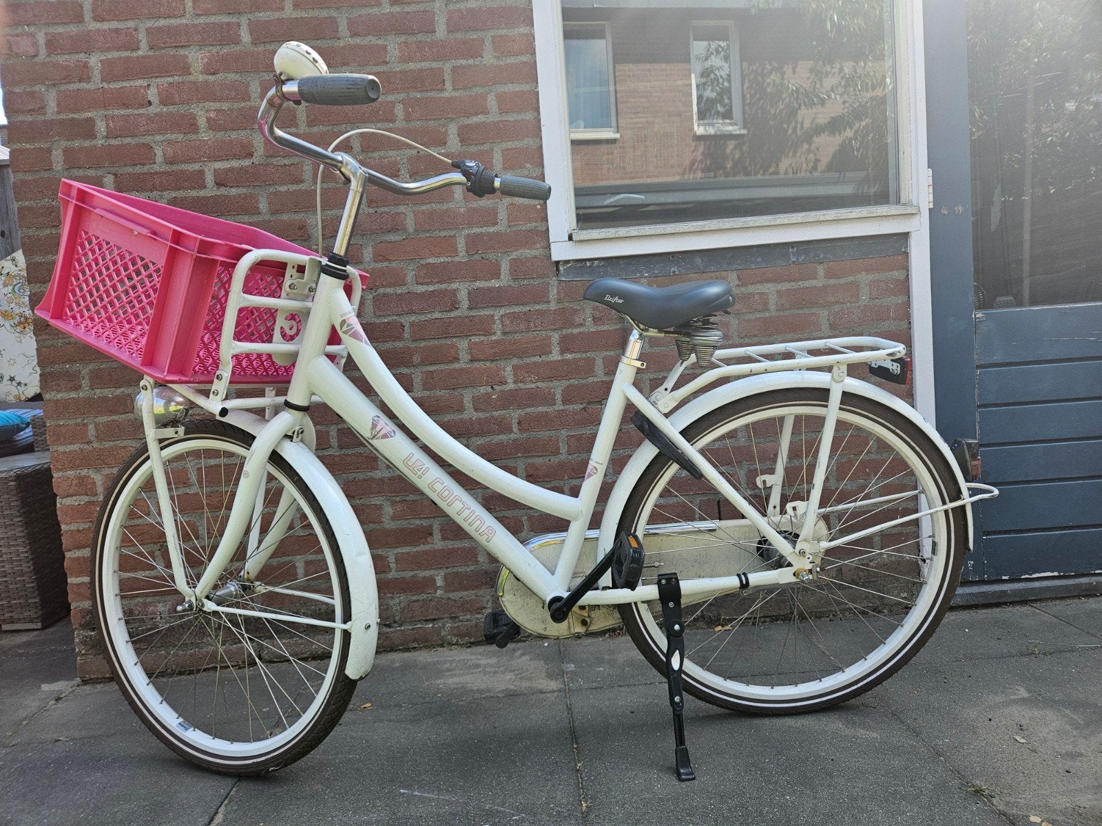 Meisjes fiets 26 inch, Ophalen, Gebruikt, 26 inch of meer