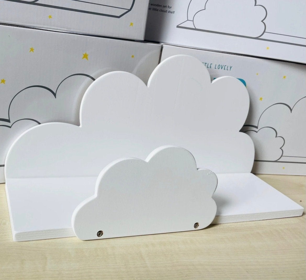 A Little Lovely Company wandplankjes wolk, Overige merken, Nieuw, Ophalen of Verzenden, Wit