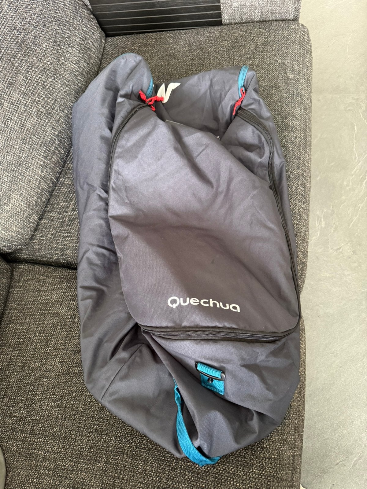 Flightbag / Quechua tot 60 liter, Overige merken, 40 cm of meer, Ophalen of Verzenden, Zo goed als nieuw