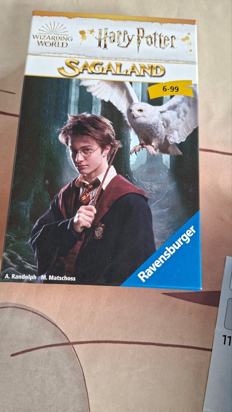 Harry Potter: Sagaland van Ravensburger, Hobby en Vrije tijd, Gezelschapsspellen | Bordspellen, Ophalen of Verzenden, Zo goed als nieuw