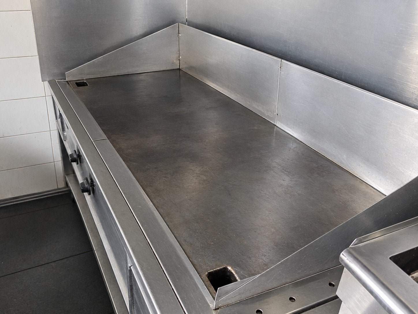 Grote Professionele Teppanyaki Bakplaat 200 x100 cm, Ophalen, Gebruikt, Fornuis, Frituur en Grillen