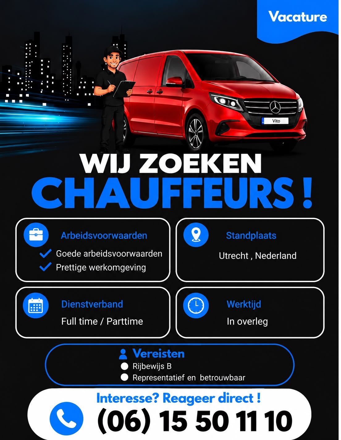 Amsterdam en Utrecht, Eén persoon