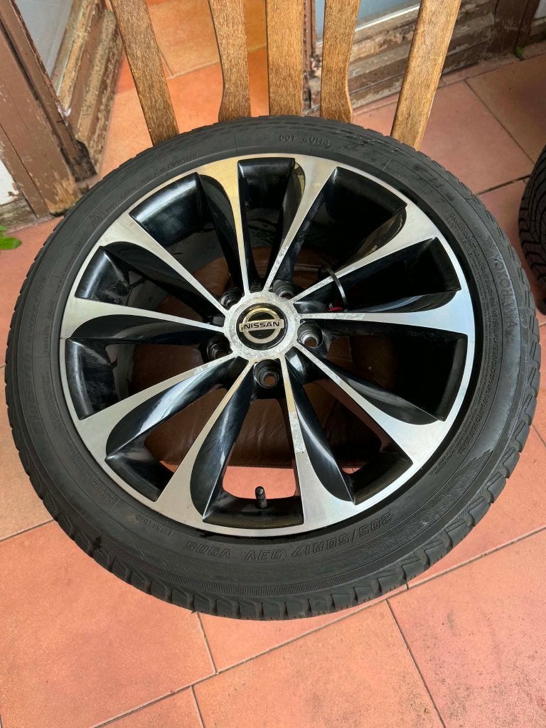 reservewiel nissan  205  50  17, Ophalen, Gebruikt, Banden en Velgen, 17 inch